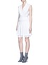 Figure View - Click To Enlarge - DKNY - Open back tie waist tailored vest