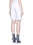 Back View - Click To Enlarge - DKNY - Stretch linen tailored bermuda shorts