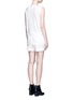Back View - Click To Enlarge - DKNY - Button back elastic waist linen rompers