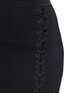 Detail View - Click To Enlarge - ALEXANDER WANG - Asymmetric lace-up knit skirt