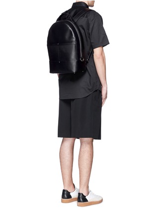 Figure View - Click To Enlarge - ALEXANDER WANG - 'Mason' leather backpack