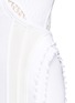 Detail View - Click To Enlarge - ALEXANDER WANG - Frilled trim panelled jersey henley tank dress