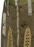 Detail View - Click To Enlarge - ALEXANDER WANG - Flightsuit lacing cotton-silk skirt