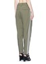 Back View - Click To Enlarge - ALEXANDER WANG - Flightsuit lacing cotton twill pants