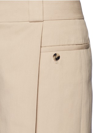Detail View - Click To Enlarge - ALEXANDER WANG - Pleat twill workwear culottes