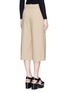 Back View - Click To Enlarge - ALEXANDER WANG - Pleat twill workwear culottes
