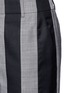 Detail View - Click To Enlarge - ALEXANDER WANG - Micro houndstooth stripe wool pants
