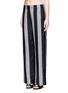 Front View - Click To Enlarge - ALEXANDER WANG - Micro houndstooth stripe wool pants
