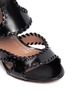 Detail View - Click To Enlarge - ALAÏA - Whipstitch leather sandals