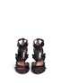 Front View - Click To Enlarge - ALAÏA - Whipstitch leather sandals