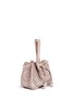 Figure View - Click To Enlarge - ALAÏA - 'Vienne' mini floral stud appliqué patent leather bucket bag