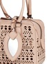 Detail View - Click To Enlarge - ALAÏA - 'Vienne' lasercut leather crossbody bag