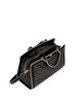 Detail View - Click To Enlarge - TORY BURCH - 'Fret-T' cutout leather satchel
