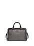 Back View - Click To Enlarge - TORY BURCH - 'Fret-T' cutout leather satchel