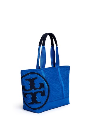 Front View - Click To Enlarge - TORY BURCH - 'Penn' quilted small zip tote