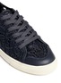 Detail View - Click To Enlarge - TORY BURCH - 'Rhea' embroidered leather sneakers