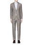 Main View - Click To Enlarge - ISAIA - 'Gregory' tartan plaid Aquaspider wool suit