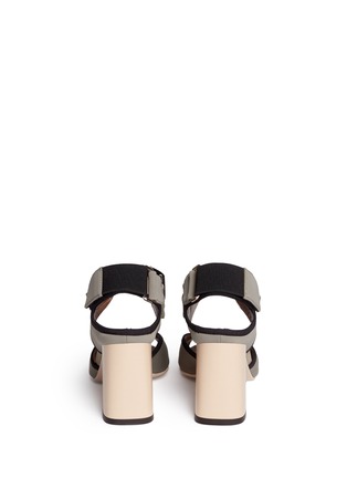 Back View - Click To Enlarge - MARNI - strap techno one-band sandals
