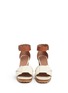 Front View - Click To Enlarge - MARNI - Origami bow lug sole leather sandals