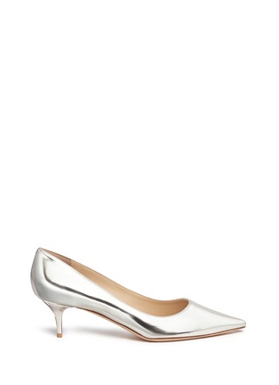 Main View - Click To Enlarge - JIMMY CHOO - 'Aza' mirror leather pumps