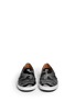 Front View - Click To Enlarge - JIMMY CHOO - 'Demi' camouflage patent leather skate slip-ons