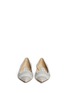 Front View - Click To Enlarge - JIMMY CHOO - 'Attila' woven skimmer flats