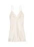Main View - Click To Enlarge - LA PERLA - 'Petit Macramé' lace silk satin dress slip