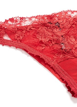 Detail View - Click To Enlarge - LA PERLA - 'Maharani' floral lace Brazilian briefs