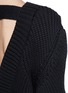 Detail View - Click To Enlarge - VICTORIA BECKHAM - Oversize sleeve rib knit sweater