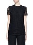 Main View - Click To Enlarge - VICTORIA BECKHAM - Corded floral lace T-shirt