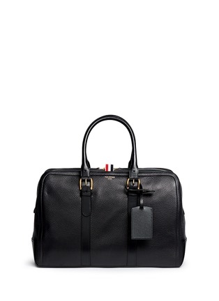 Main View - Click To Enlarge - THOM BROWNE  - Leather duffle bag