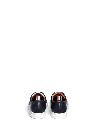 Back View - Click To Enlarge - THOM BROWNE  - 'Classic' leather sneakers