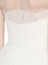 Detail View - Click To Enlarge - DELPOZO - Made-to-Order<br/><br/>Lace bodice silk tulle bridal gown