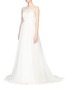 Figure View - Click To Enlarge - DELPOZO - Made-to-Order<br/><br/>Lace bodice silk tulle bridal gown