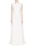 Main View - Click To Enlarge - VALENTINO GARAVANI - Cape back silk cady gown
