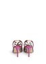 Back View - Click To Enlarge - KATE SPADE - 'Charm' bow glitter slingback sandals