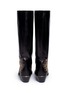 Back View - Click To Enlarge - CHLOÉ - 'Susanna' stud leather knee high boots
