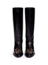 Figure View - Click To Enlarge - CHLOÉ - 'Susanna' stud leather knee high boots