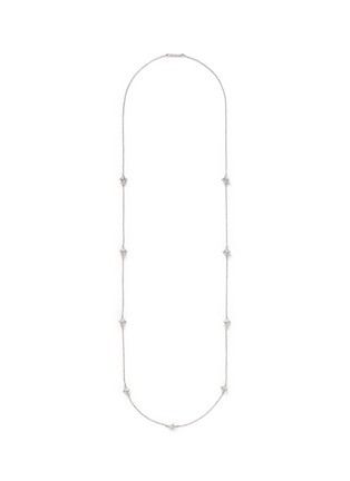 Main View - Click To Enlarge - EDDIE BORGO - '9 Station' crystal pavé cone stud necklace