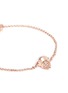 Detail View - Click To Enlarge - EDDIE BORGO - Crystal pavé cone pearl bracelet