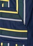 Detail View - Click To Enlarge - SACAI - Grosgrain ribbon stripe hoodie
