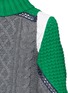Detail View - Click To Enlarge - SACAI - Mix knit vest wool combo shirt dress