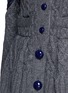 Detail View - Click To Enlarge - SACAI - Flare back chunky mix knit cardigan