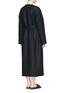Back View - Click To Enlarge - THE ROW - 'Augustus' wool melton belted wrap coat