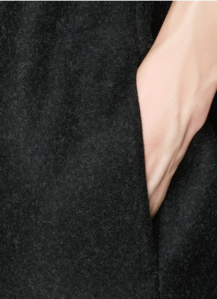 Detail View - Click To Enlarge - THE ROW - 'Adnon' wool melton kimono wrap coat