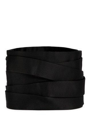 Main View - Click To Enlarge - THE ROW - 'Inton' double faced silk satin obi wrap belt