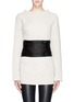 Figure View - Click To Enlarge - THE ROW - 'Inton' double faced silk satin obi wrap belt