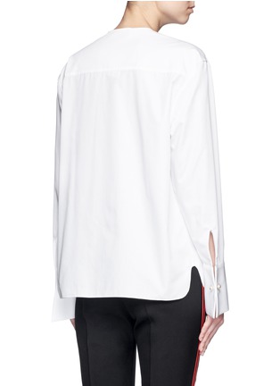Back View - Click To Enlarge - LANVIN - Faille poplin shirt