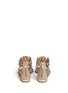 Back View - Click To Enlarge - RENÉ CAOVILLA - Strass snake effect leather sandals