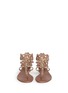 Figure View - Click To Enlarge - RENÉ CAOVILLA - Strass snake effect leather sandals